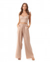 Mallory Pants in Peach Beige