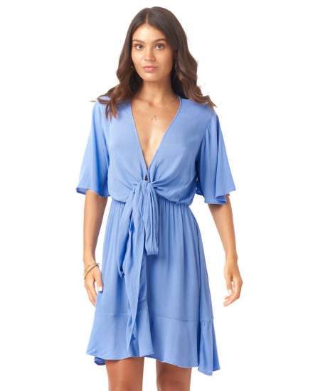 Athalia Dress in Periwinkle Blue