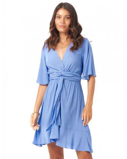 Athalia Dress in Periwinkle Blue