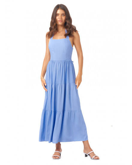Lydia Dress in Periwinkle Blue
