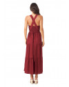 Lydia Dress in Burnt Russet