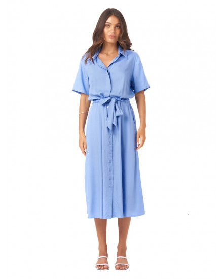 Sloane Dress in Periwinkle Blue