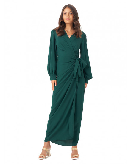 Imaan Dress in Jade Green