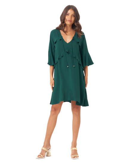 Betania Dress in Jade Green