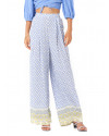 June Pants in Kamala Perwinkle Blue
