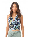 Inga top in Cambria Floral Blue