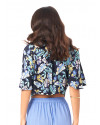 Paola Top in Cambria Floral Blue