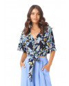 Paola Top in Cambria Floral Blue