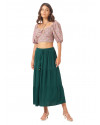 Avara Skirt in Jade Green