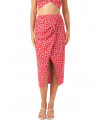 Ophelia Skirt in Danica Floral Red
