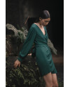 Agnetha Dress in Jade Green