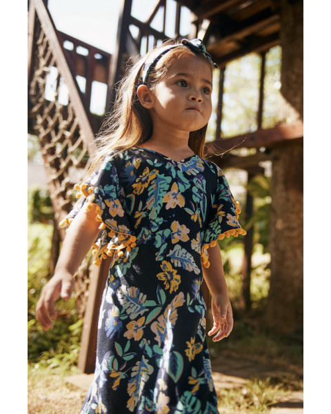 Mana Dress in Cambria Floral Blue