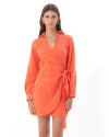 Alanna Dress in Coral