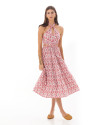 Emerson Dress in Ruby Floral Pink