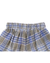 Roni Shorts in Blue Olive Plaid