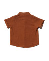 Liam Baby Shirt in Caramel Brown