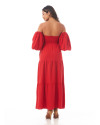 MAGDALENA DRESS IN RED