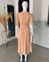 THEODORA DRESS IN GINGER ROOT