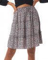 Lilo Skirt in Amba Floral Black