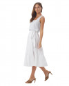 Zerlina Skirt In Linen White